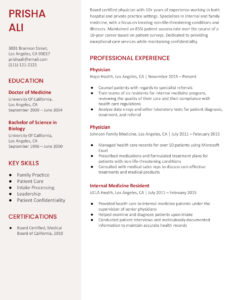 Medical Doctor Resume Examples and Templates Banner Image