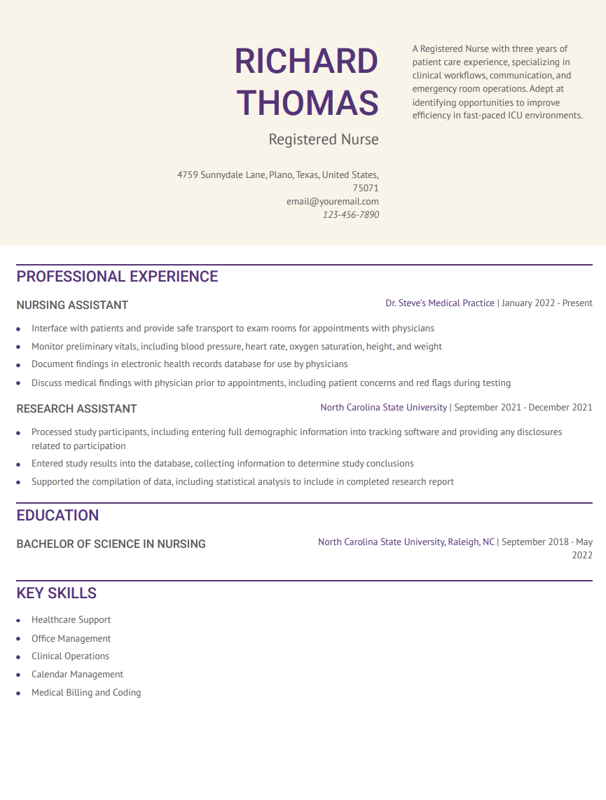 New Grad Nursing Resume Examples and Templates for 2024