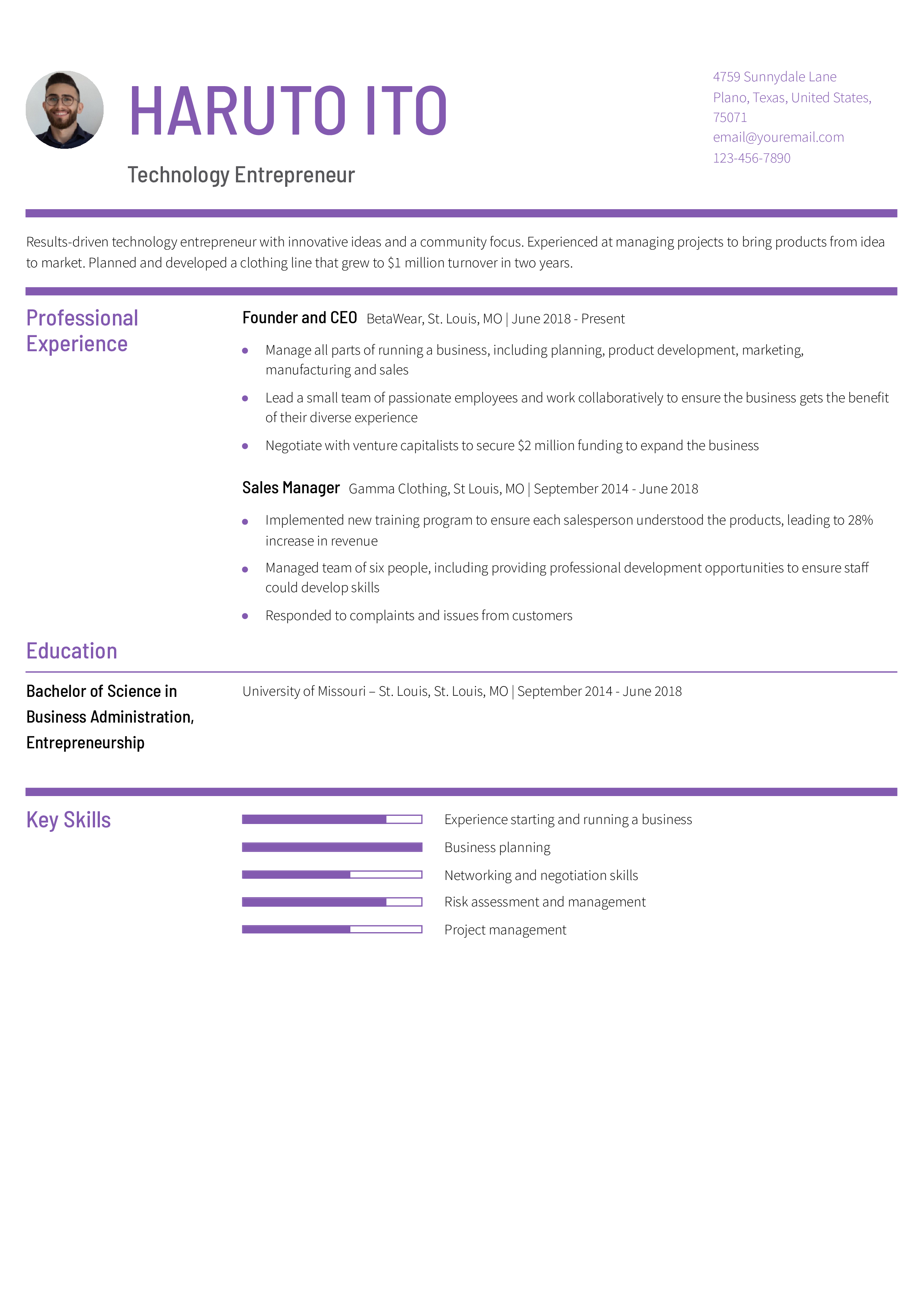 12 MBA Resume Examples and Templates for 2024