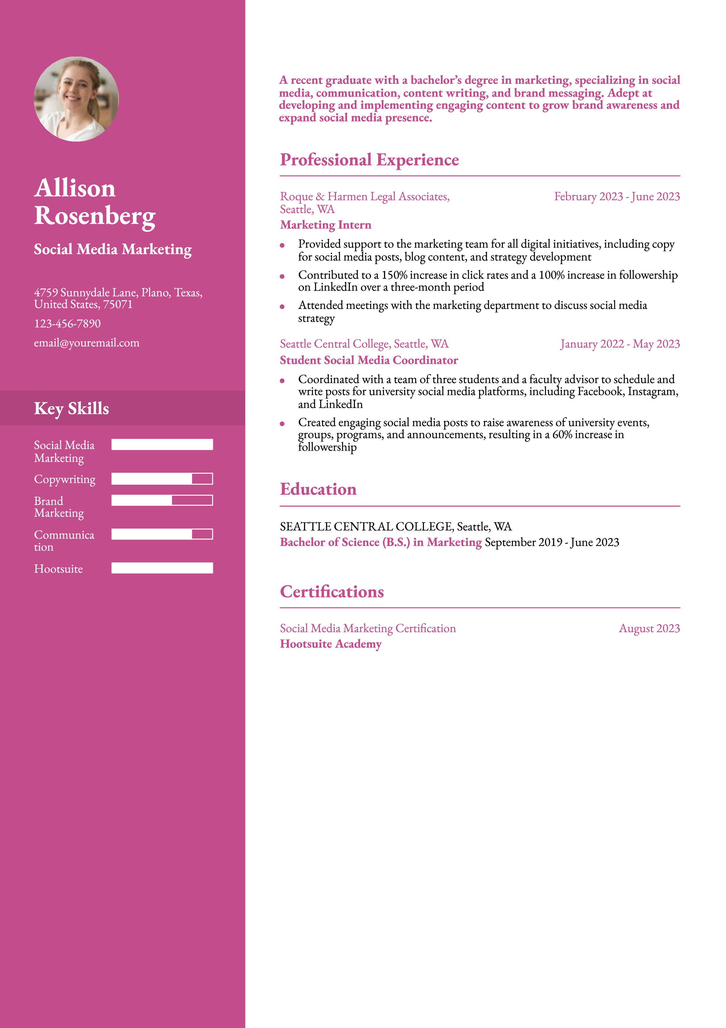 10 Student Resume Examples and Templates for 2024