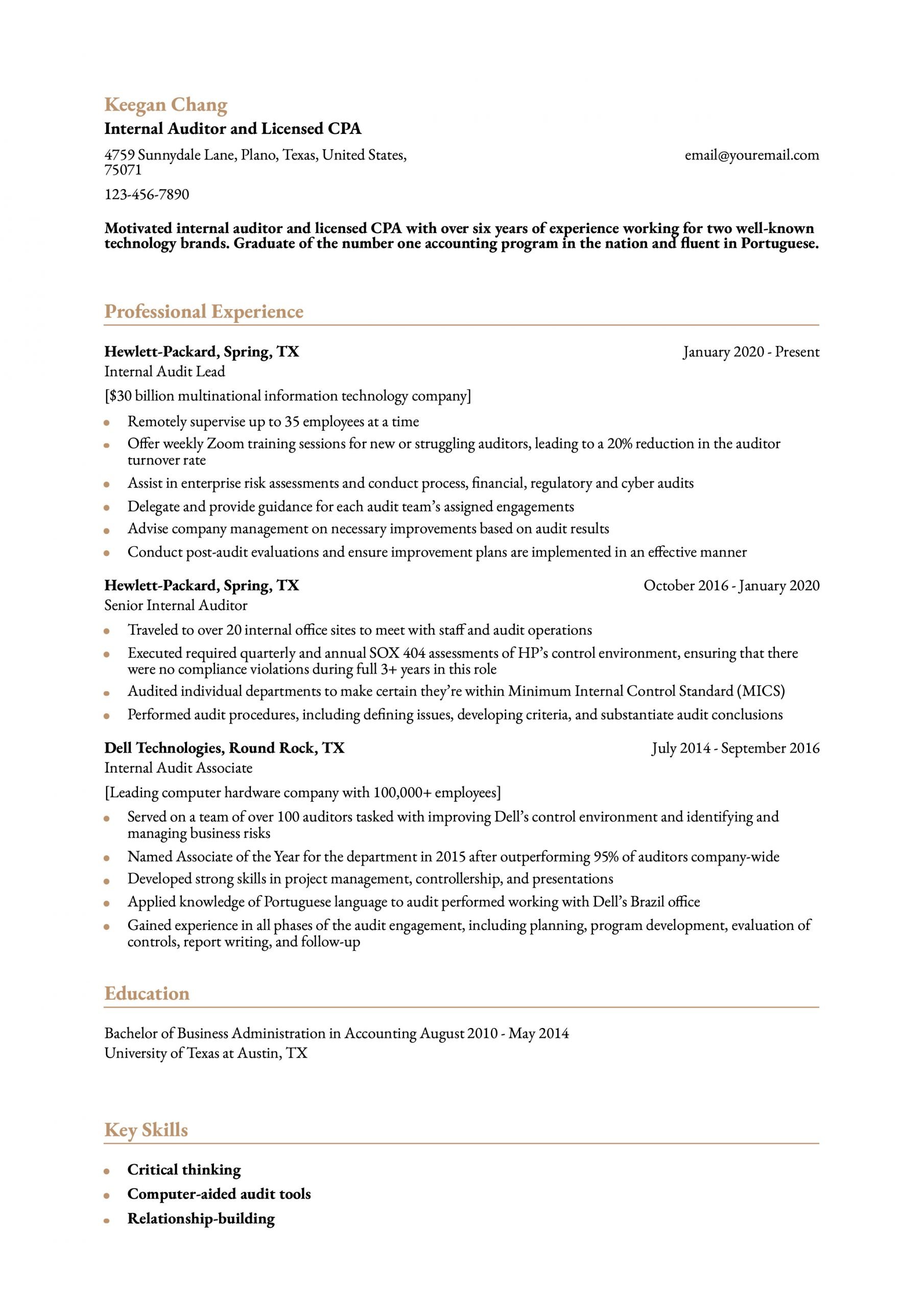 Certified Public Accountant Resume Examples and Templates for 2024