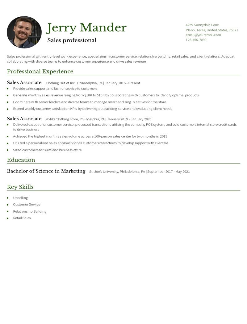 Sales Account Executive Resume Examples and Templates for 2024