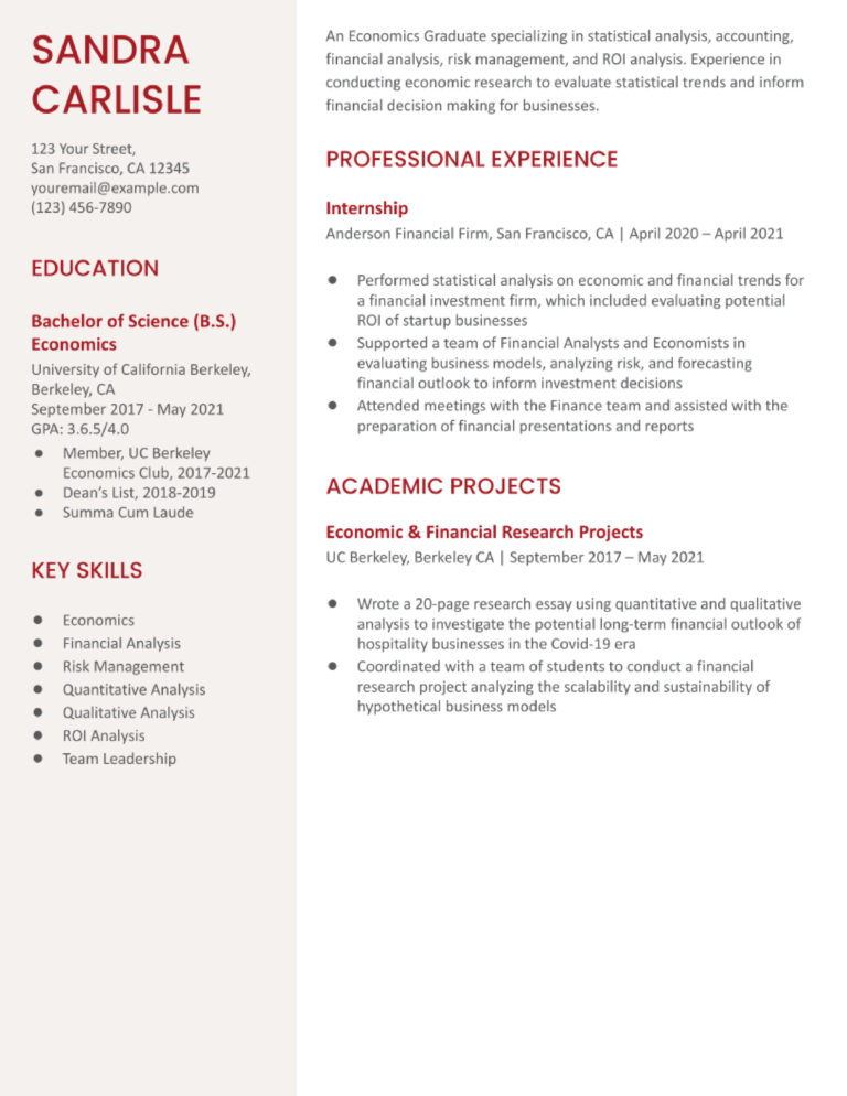 Graduate School Resume Examples And Templates For 2023 768x994 
