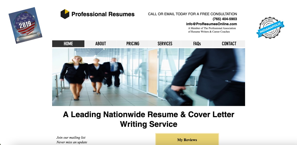 professional resume writers indianapolis