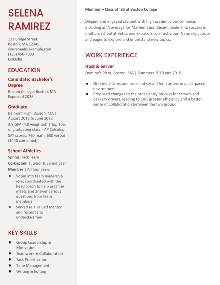 The Best Basic Resume Template for 2024 (Free Examples)