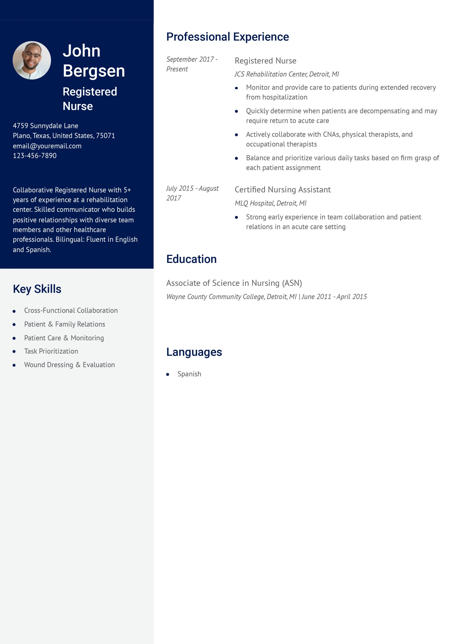 Nursing Home Nurse Resume Examples and Templates for 2024