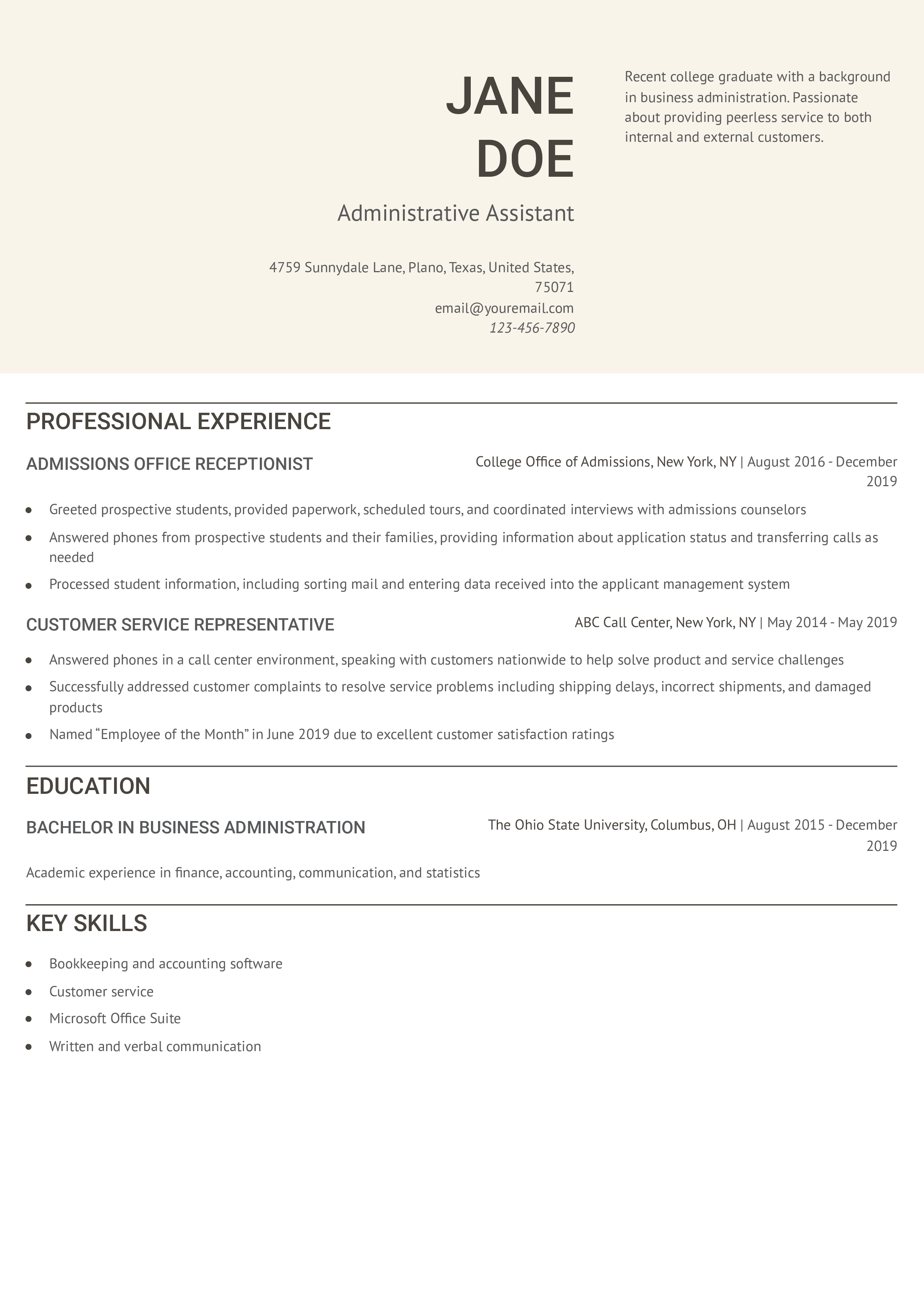 11 Administrative Assistant Resume Examples and Templates for 2024