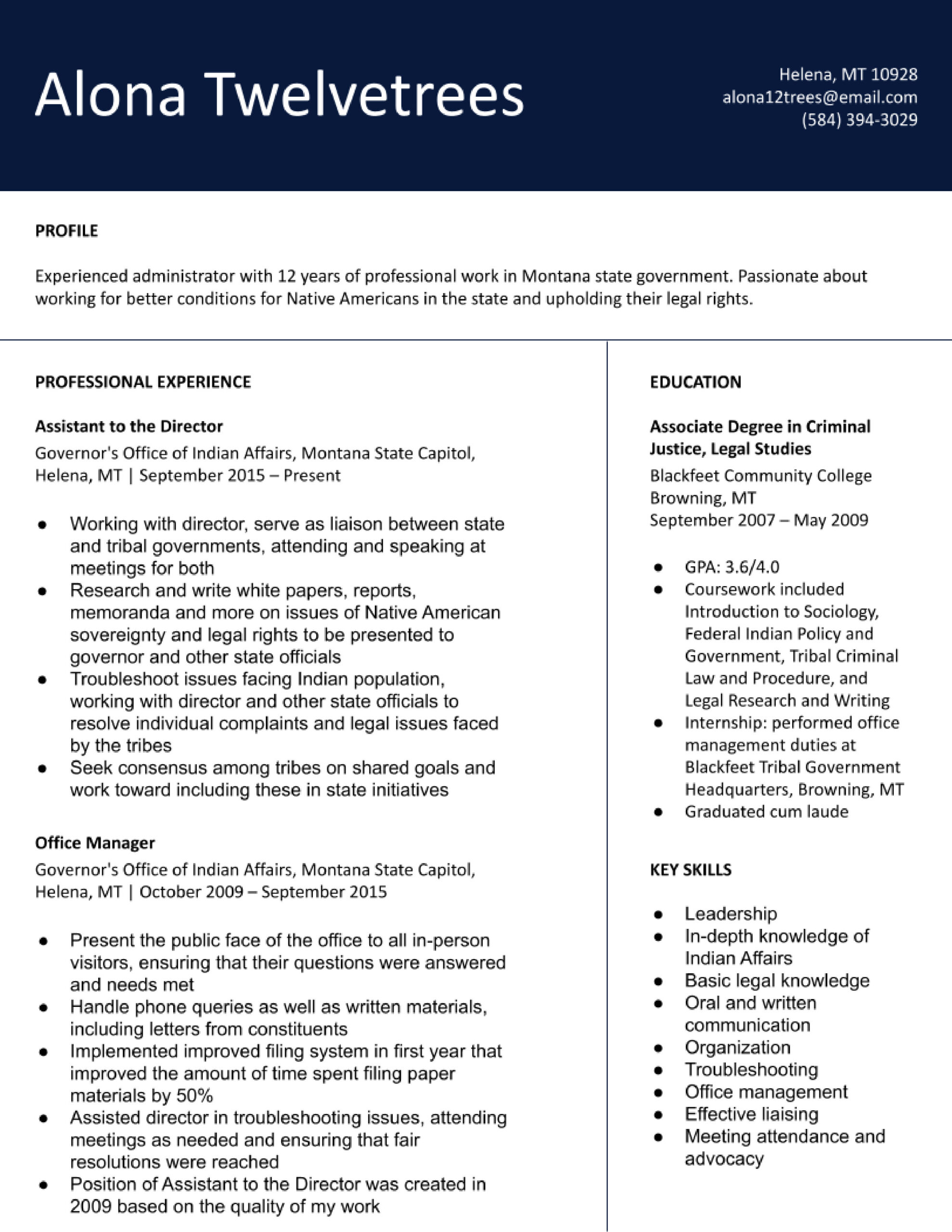 Law School Application Resume Examples and Templates for 2024