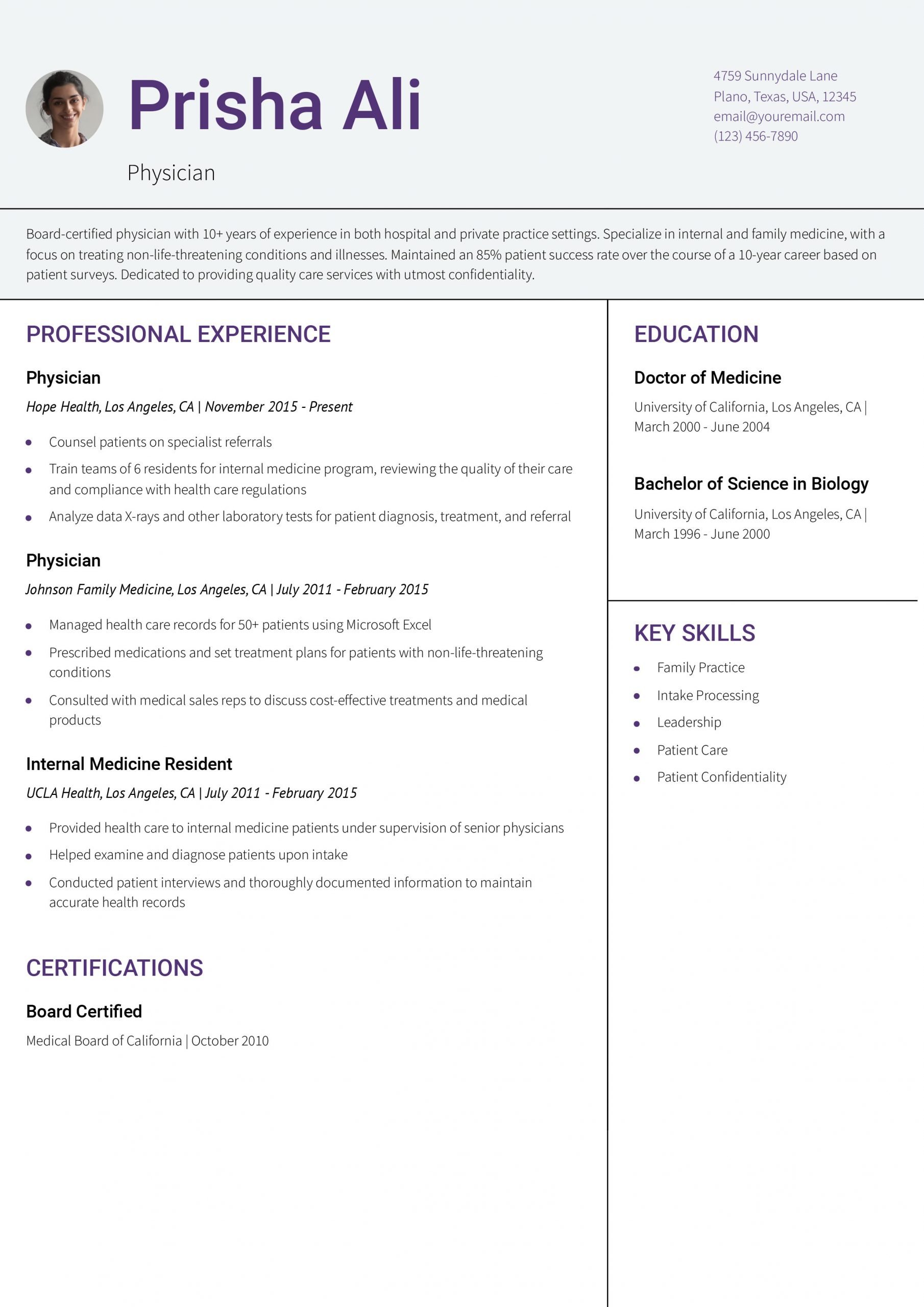 Health Care Resume Examples and Templates for 2024