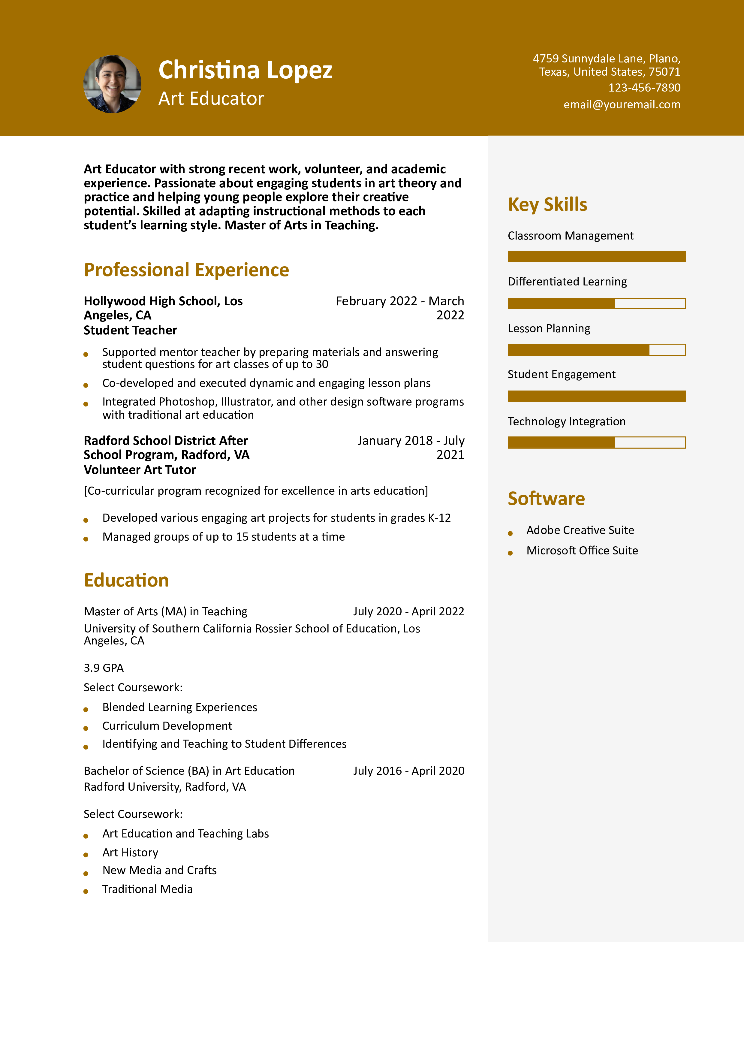 7 Teacher Resume Examples and Templates for 2024