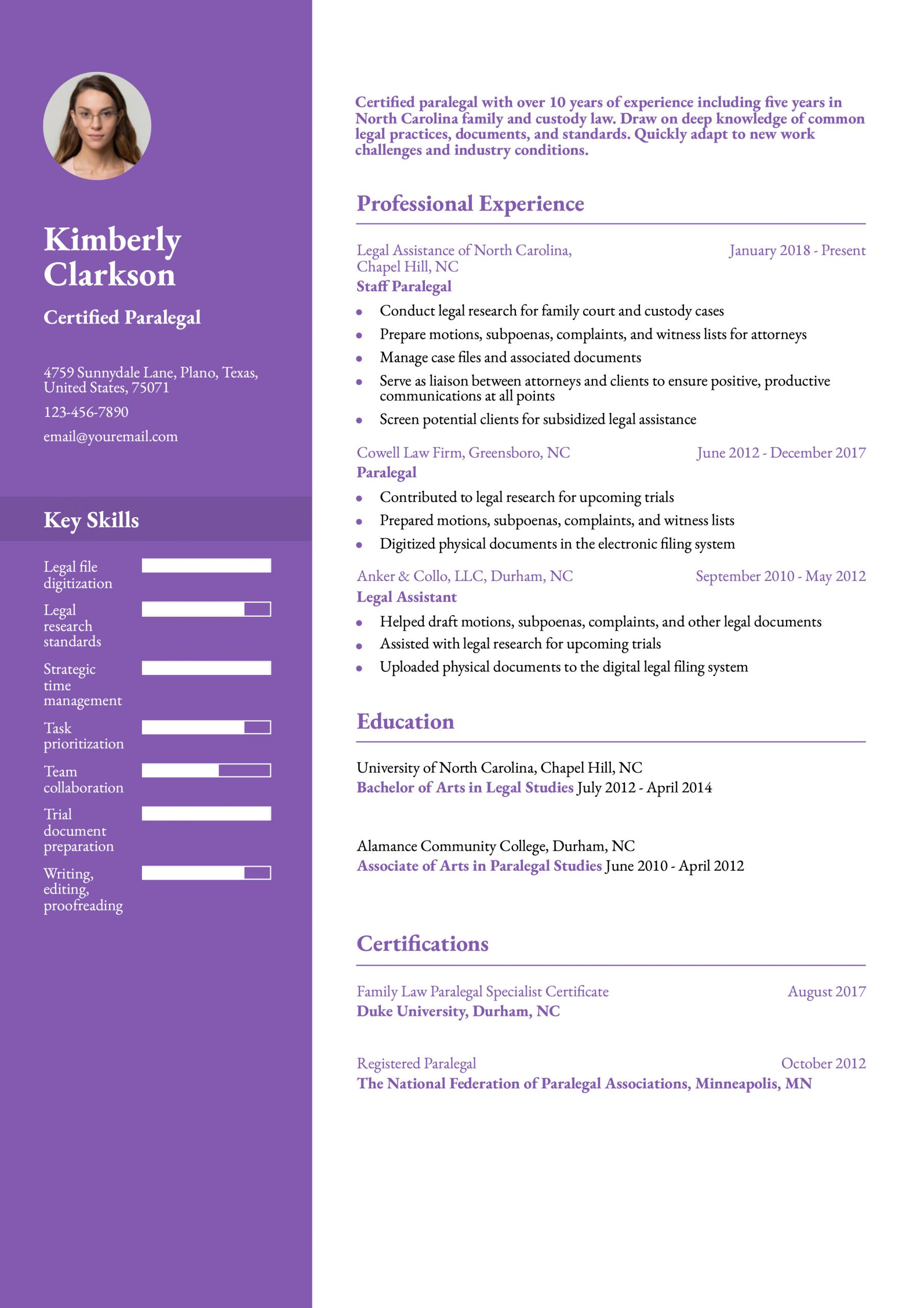 Law and Legal Resume Examples and Templates for 2024