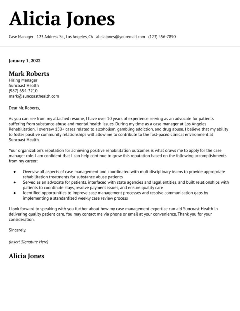 Case Manager Cover Letter Examples And Templates For 2024   Case Manager Cover Letter Examples And Templates Banner Image 768x994 