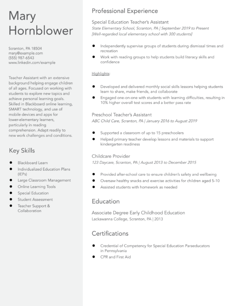 free professional resume templates 2020