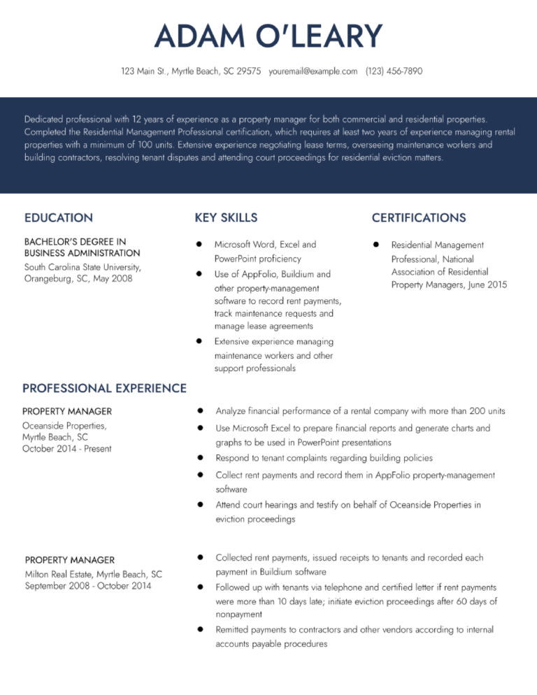 Property Manager Resume Examples And Templates For 2024 ResumeBuilder Com   Property Manager Resume Examples And Templates Banner Image 768x994 