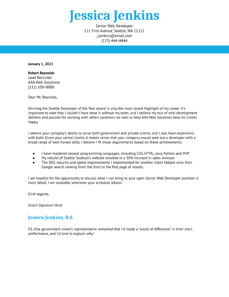 Web Developer Cover Letter Examples And Templates For 2024   Web Developer Cover Letter Examples And Templates Banner Image 768x994 