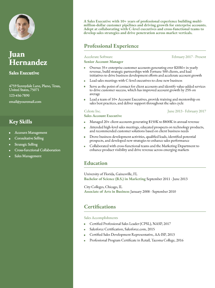 Free Online Resume Builder  Easily create standout resumes