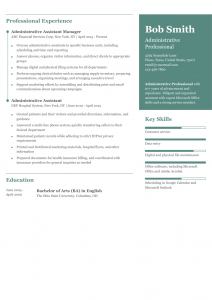 Administrative Assistant Resume Examples Senior-Level