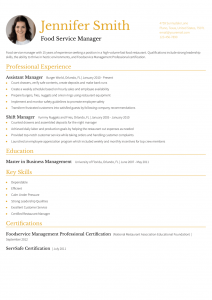 Basic Resume Examples Entry Level