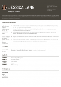 Computer Science Resume Examples Senior-Level