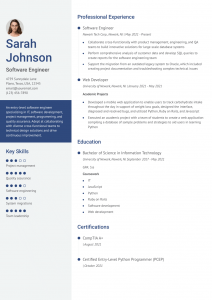 Entry-Level Information Technology Resume Examples Mid-Career