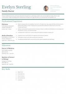 Medical Doctor Resume Examples Entry Level