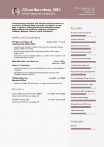 Modern Resume Examples Senior-Level