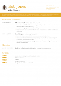 Office Manager Resume Examples Entry Level