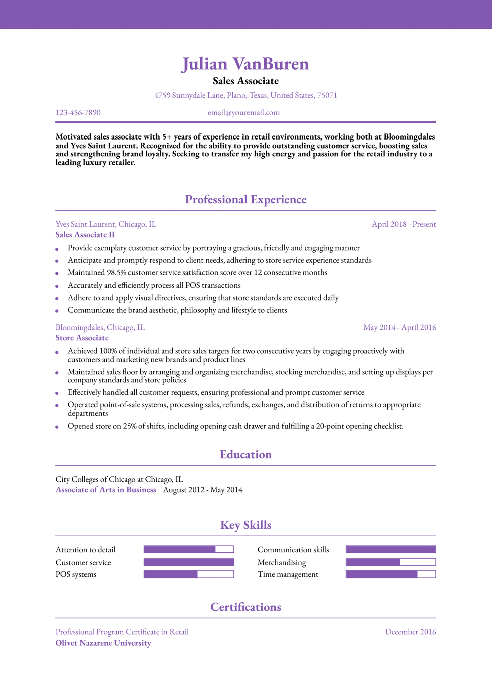 10 Cashier Resume Examples and Templates for 2024 ResumeBuilder