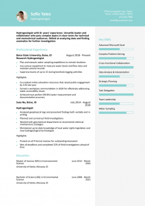 Science Resume Examples Mid-Career