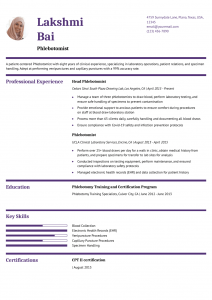 Health Care Support Resume Examples Mid-Career