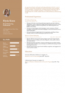 Marketing Manager Resume Examples Senior-Level