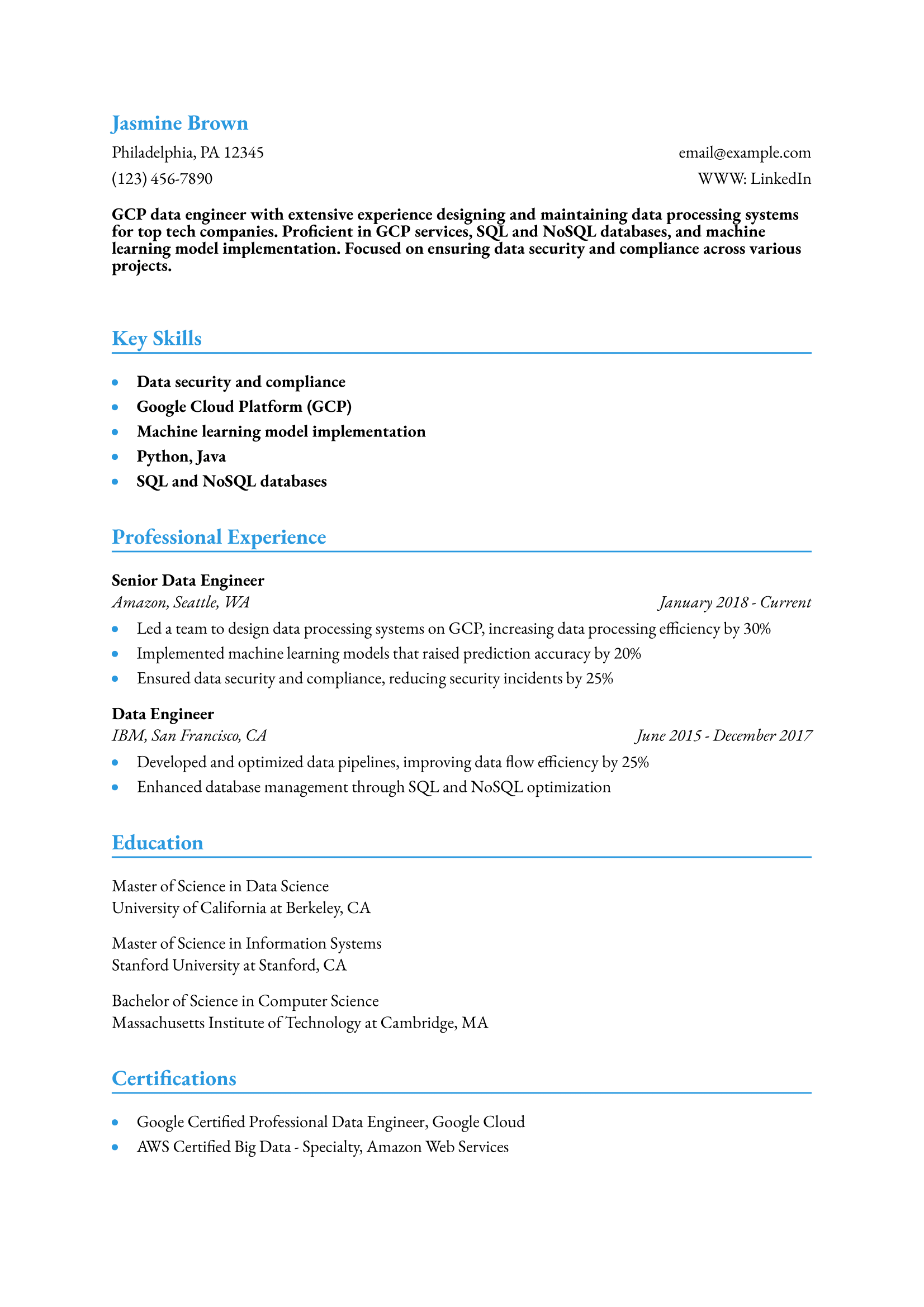 Data Engineer Resume Examples and Templates for 2024