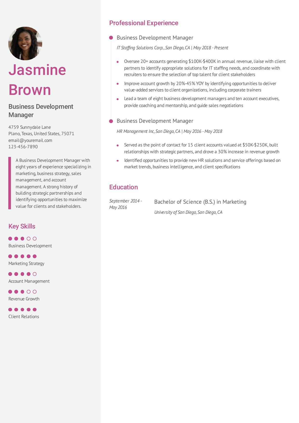 Organized Resume Template
