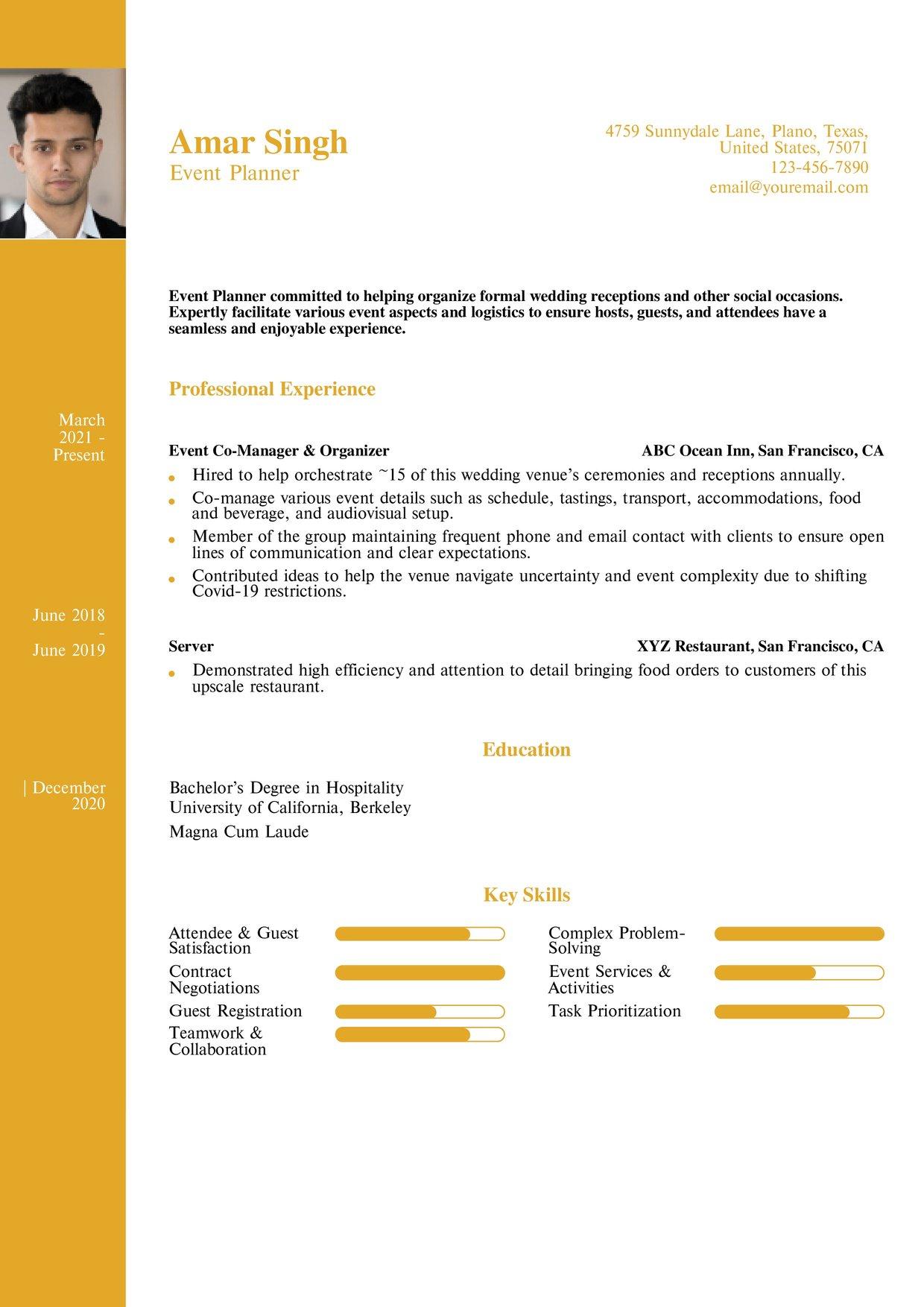 Imaginative Resume Template