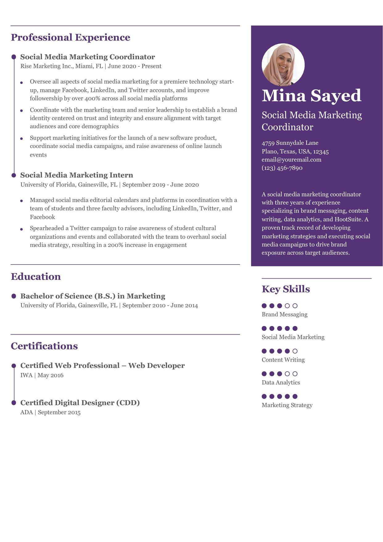 Sophisticated Resume Template