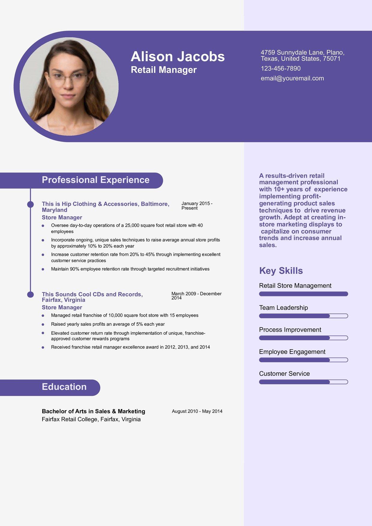 Inspired Resume Template